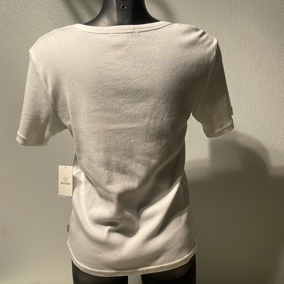 Brixton s/s Baby tee white XL - Picture 2 of 3
